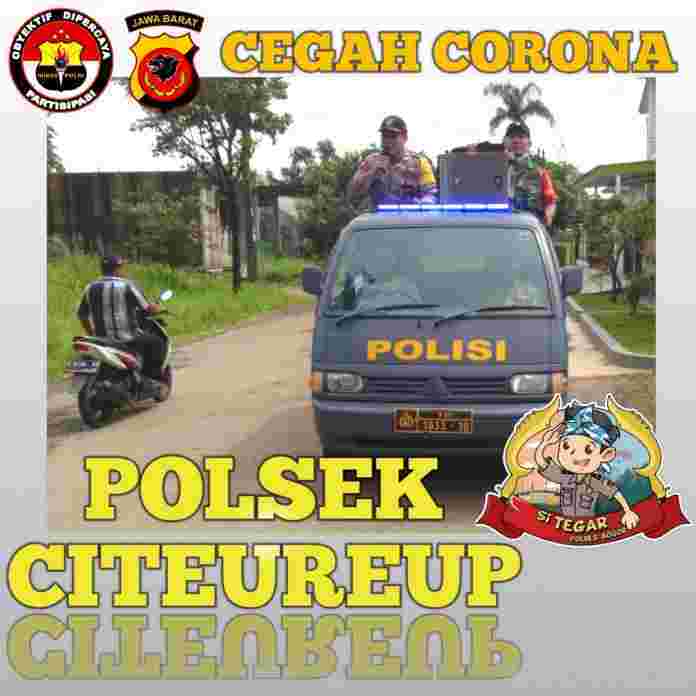 AIPTU CECEP SOPANDI Bhabinkamtibmas Kelurahan Karang Asem Barat melakukan kegiatan Woro-woro berkeliling Desa