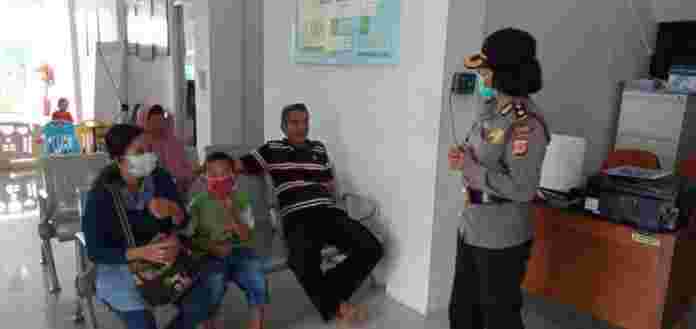 Kompak, Polsek Ciampea Polres Bogor bersama Puskesmas Kecamatan Tenjolaya komitmen tangkal Virus Corona