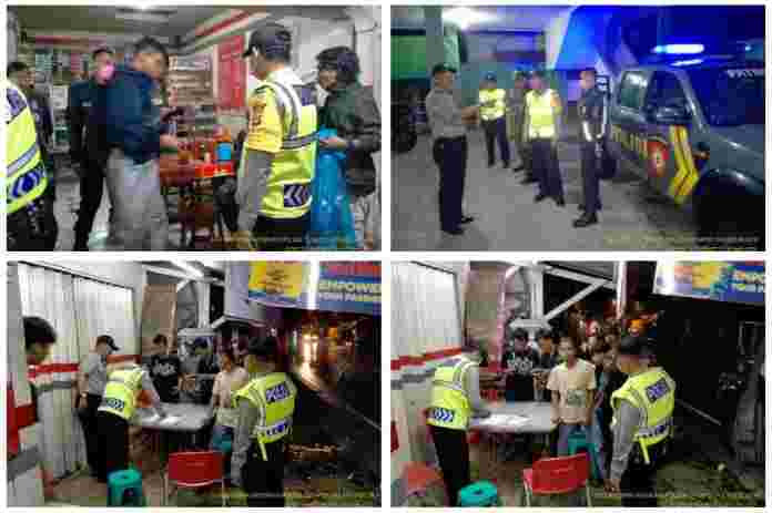 KAPOLSEK CIAMPEA LAKSANAKN PATROLI GUNA CEGAH CORONA : ANDA ISTIRAHAT DIRUMAH BIAR KAMI YANG BERJAGA.
