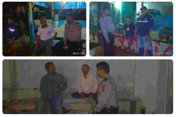 Ajak Warga Ronda Malam Bhabinkamtibmas Polsek Ciampea Patroli Malam