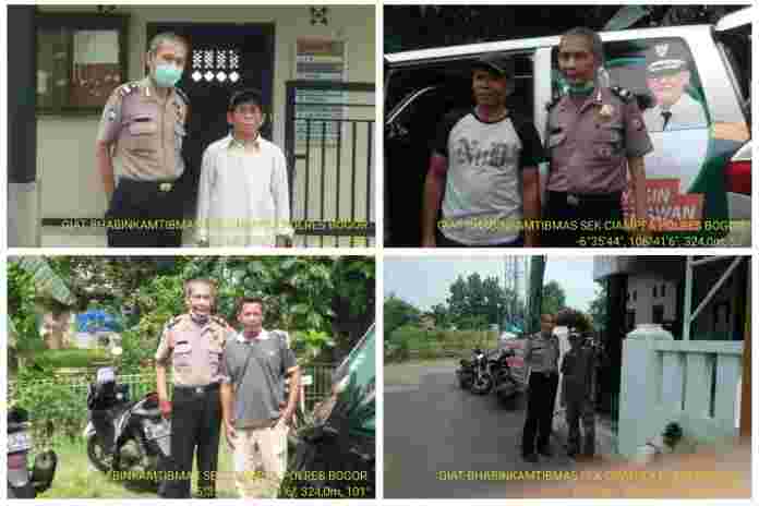 Ciptakan Kamtibmas yang Aman, Bhabinkamtibmas Desa Cibuntu Polsek Ciampea Polres Bogor Gunakan System Door to Door