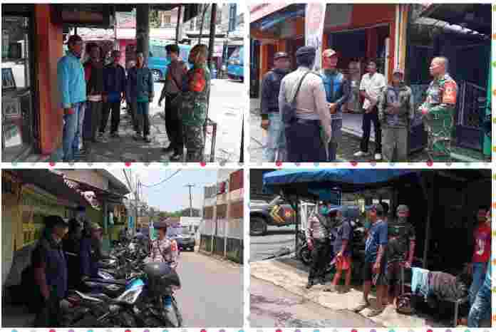 Bhabinkamtibmas Polsek Ciampea Polres Bogor Sampaikan Maklumat Kapolri Dan Himbauan Cegah Covid-19 Dari Pemerintah